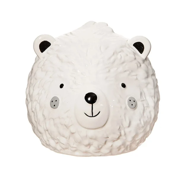 Sass & Belle Bear Face Coin Bank
