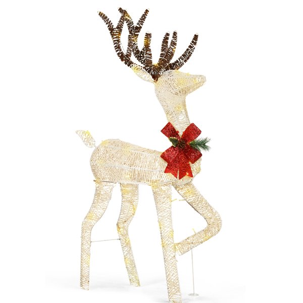 1.2M Lighted Reindeer | 90 LED Christmas Outdoor/Indoor Decor