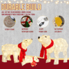 Set of 3 Lighted Polar Bear Family | 190 LED Christmas Decor