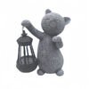 Cat Statue Solar Ornament | Waterproof Garden Figurine Decor