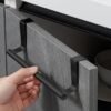 Over Cabinet Towel Rack Steel