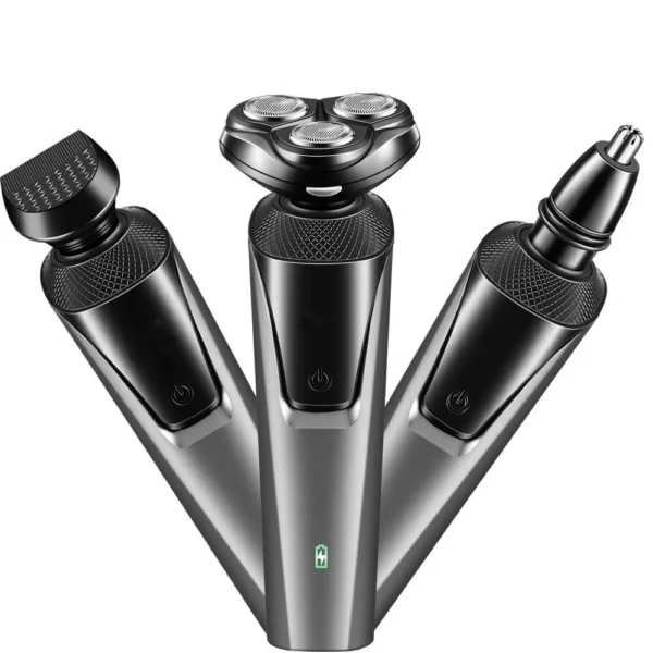 Men’s 3-in-1 Electric Shaver | Rotary Razor USB Rechargeable