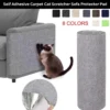 Cat Scratcher Sofa Protector | Self-Adhesive Trimmable Mat Guard