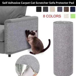 Cat Scratcher Sofa Protector | Self-Adhesive Trimmable Mat Guard